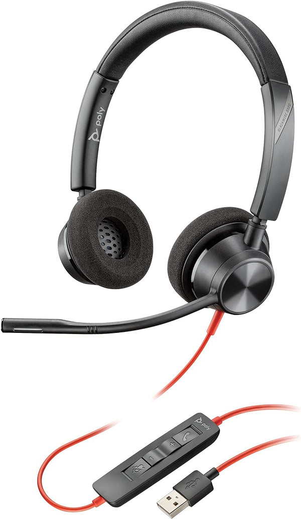 Poly Blackwire 3320 Wired Headset: Comfort & Professional Sound