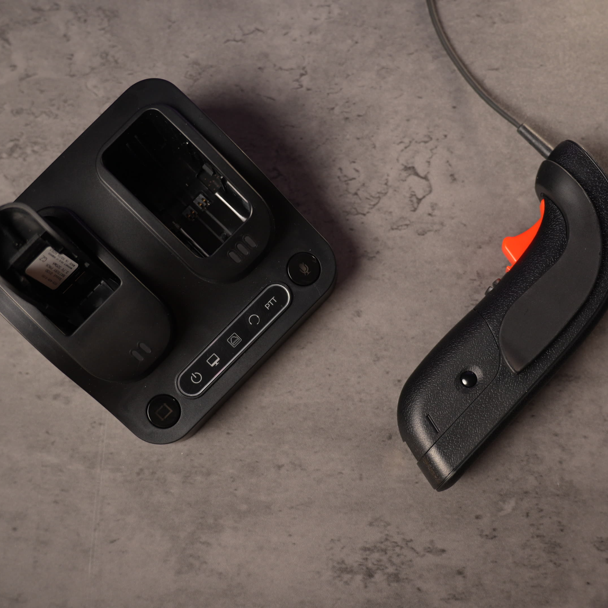 JPL Scout 3100 Wireless DECT Push to Talk Headset Adapter (Alternative to Poly CA22CD)