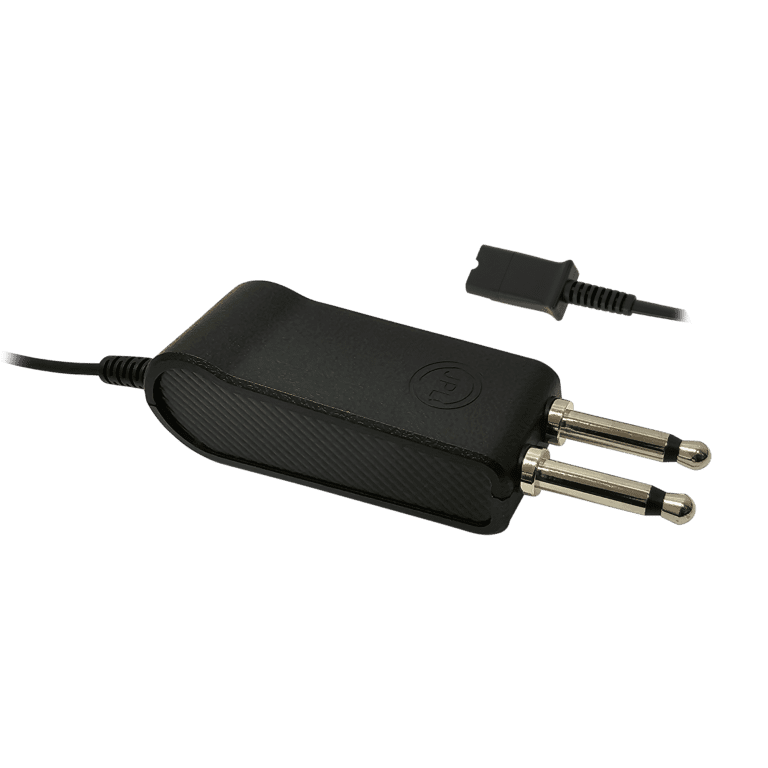 JPL BL-22+P Dual-Prong PJ-7 to QD Headset Adapter (Comparable to Plantronics P10)