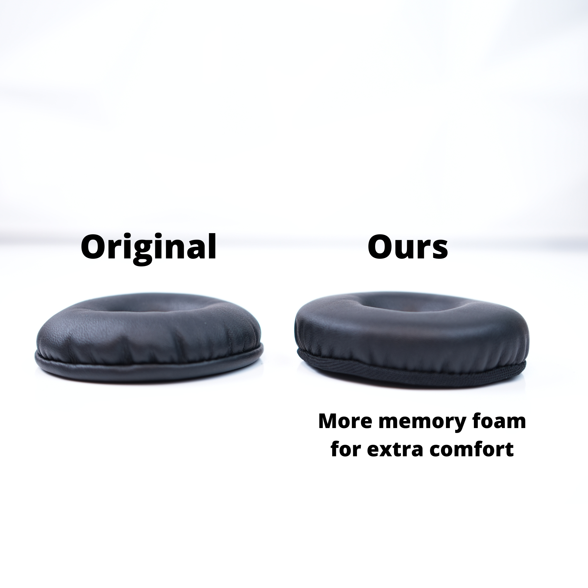 Coussinets De Rechange Pour Casque Logitech H330 H390 Etc. - Mousse Confortable, Noir - 7