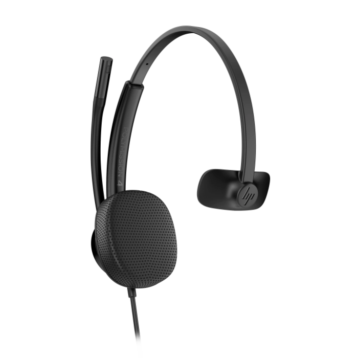 HP Poly Mission 415 Wired USB Mono Headset For Call Center & Office Use