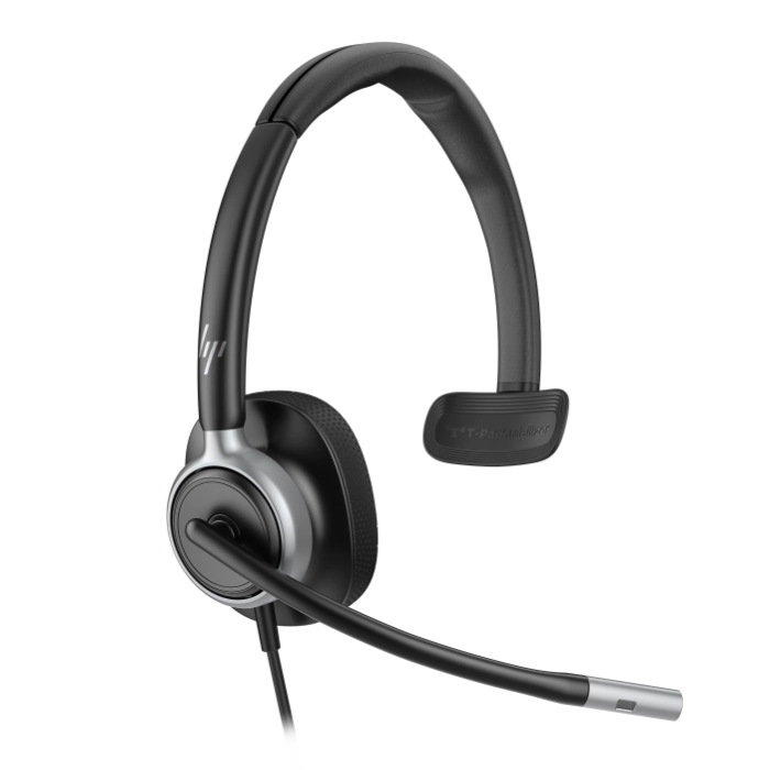HP Poly Mission 615 Wired Mono USB Headset for PC, Office & Call Centers