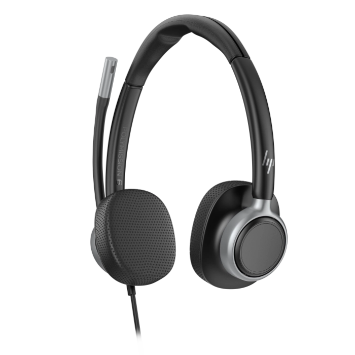 HP Poly Mission 625 Wired USB Stereo Headset for PC, Office & Call Centers