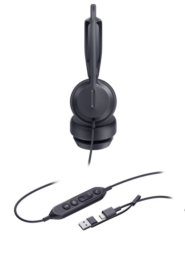 Yealink UH42 Wired USB A/C Computer Headset With Inline Controller
