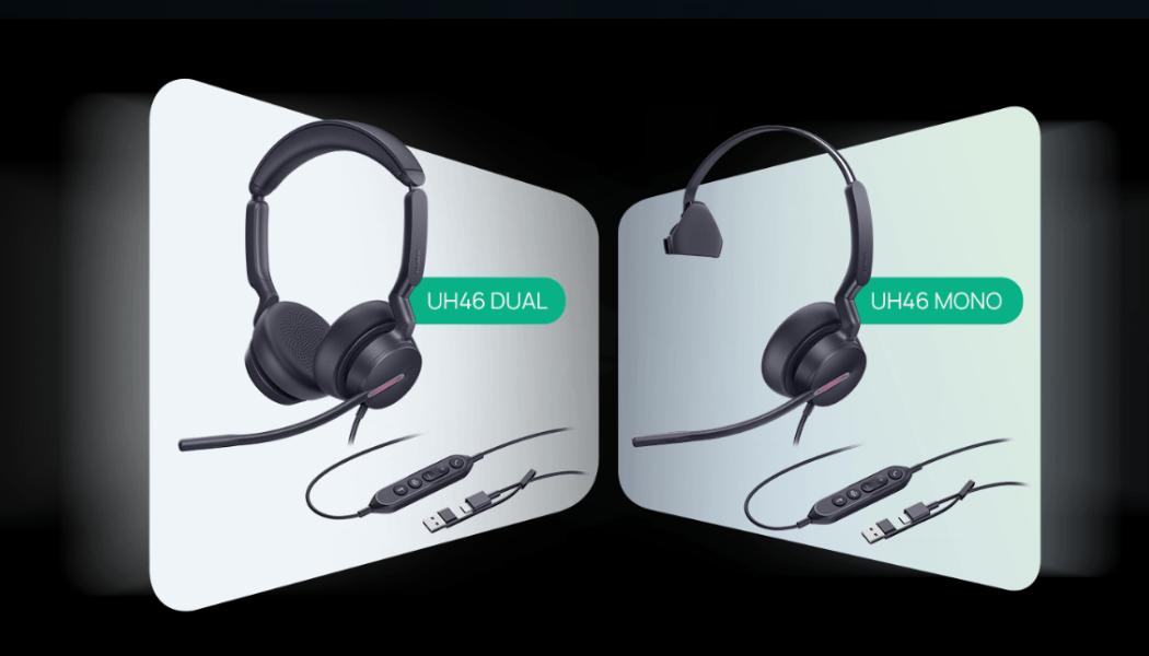 Yealink UH46 Duo Noise-Canceling USB Headset