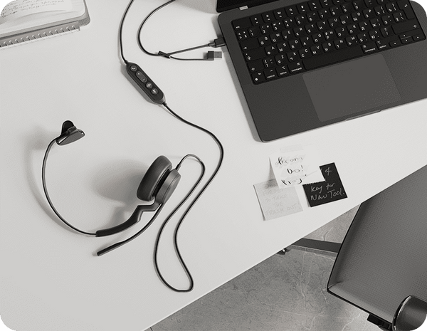 Yealink UH46 Duo Noise-Canceling USB Headset