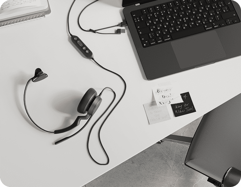 Yealink UH46 Duo Noise-Canceling USB Headset