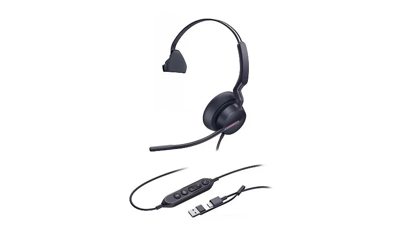 Yealink UH46 Duo Noise-Canceling USB Headset