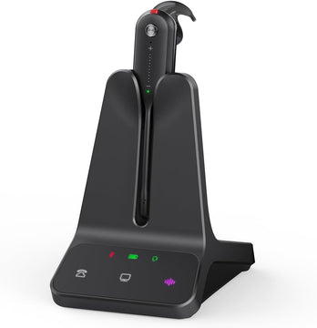 Yealink WH63 E2 Wireless DECT Headset, Teams Certified, 607ft Range