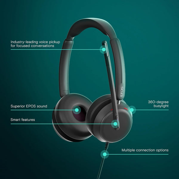 EPOS Impact 860 Headset - Silencing Open Office Noise