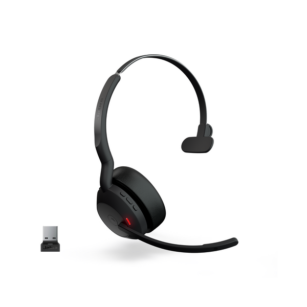 Jabra Evolve2 55 Mono Wireless Bluetooth Office Headset