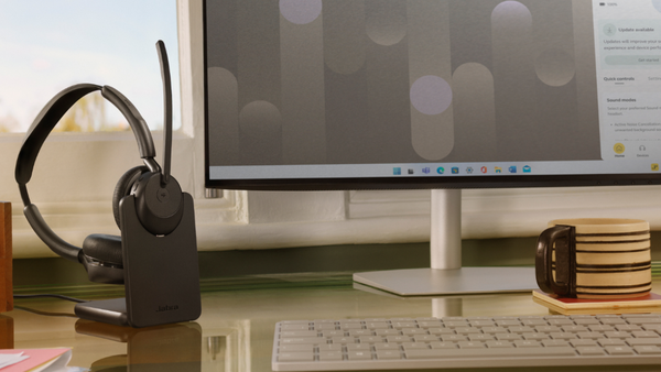 Jabra Evolve3 45 Stereo Wireless Bluetooth Headset