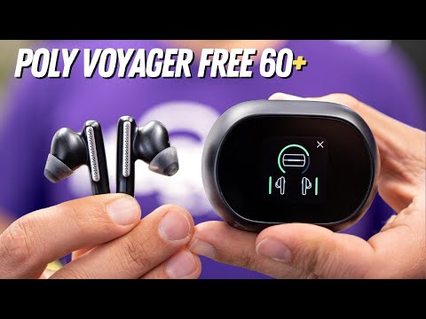 Graphite Earbuds Poly 60 Free Voyager - Black True Wireless
