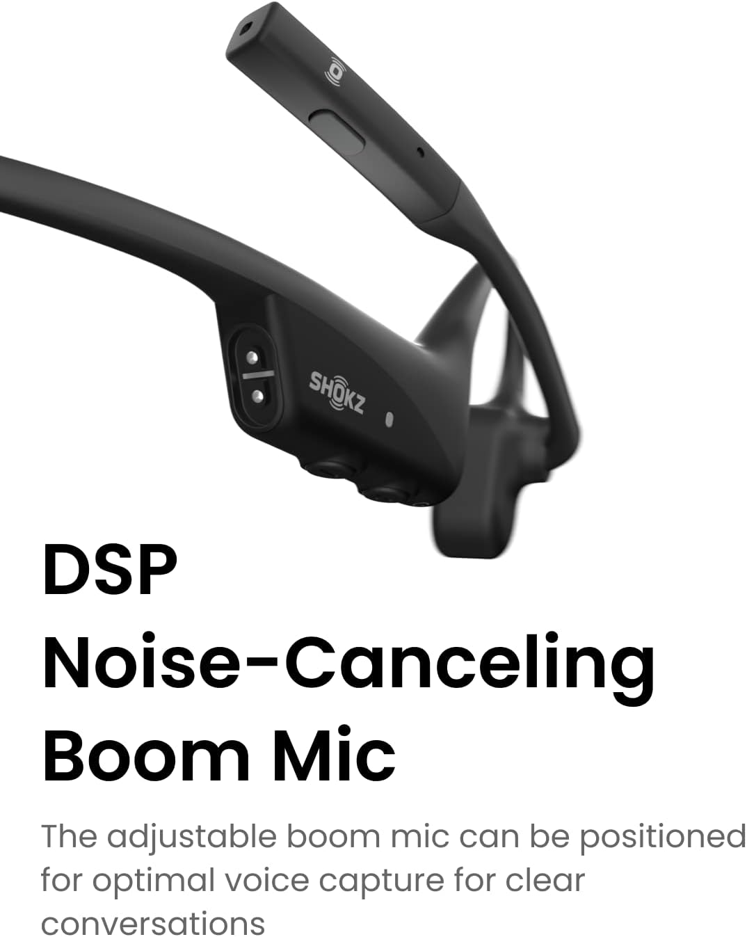 Opencomm bone conduction Bluetooth with boom sold mic