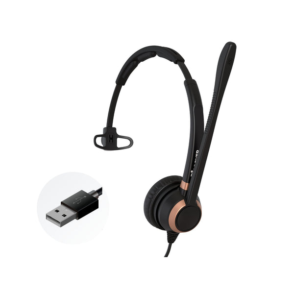 Discover D711U Single Speaker Wired USB Headset For Professionals - Headset Advisor