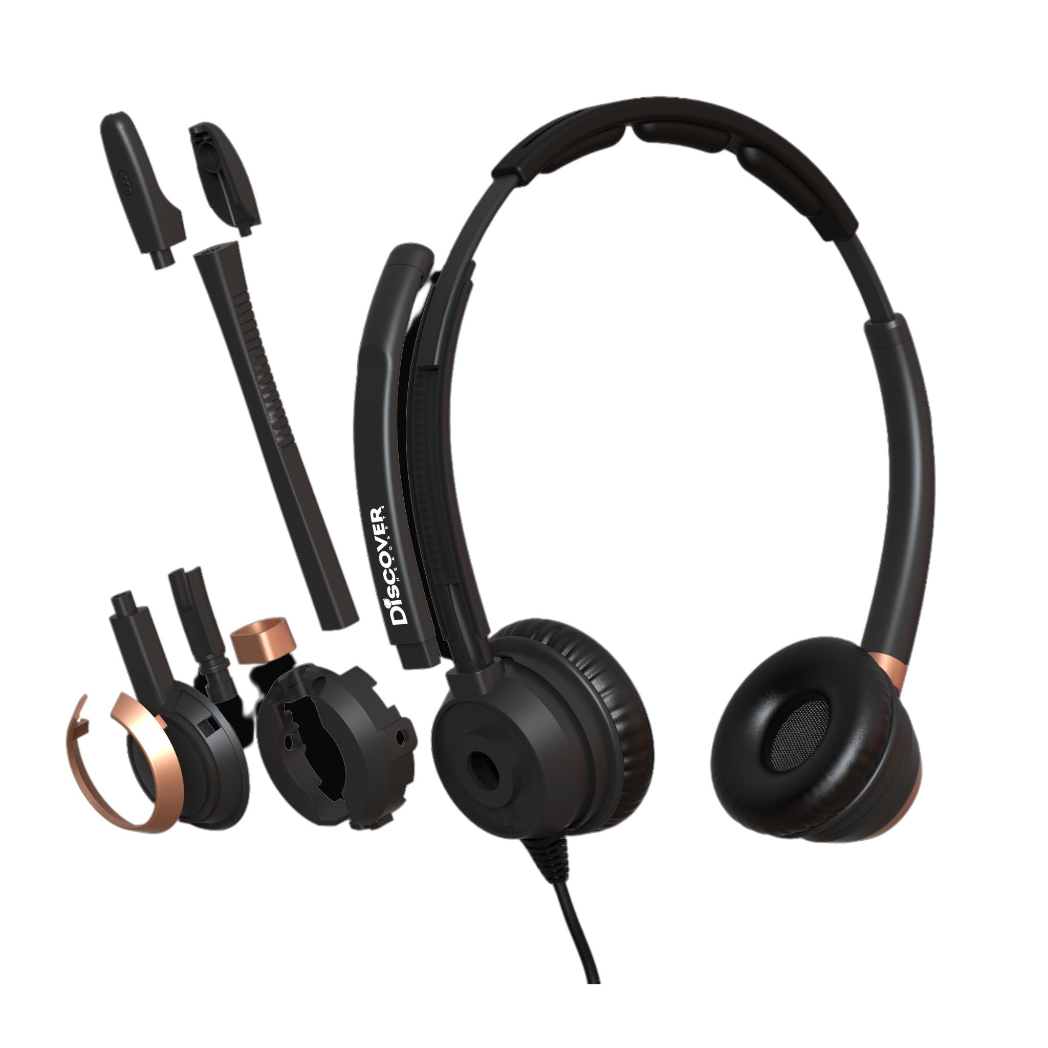 Discover D712U Dual Speaker USB Wired Office Headset For Professionals - Headset Advisor