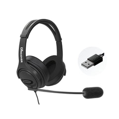 Discover D722U Over-Ear Noise Cancelling USB Headset (Boomstick)