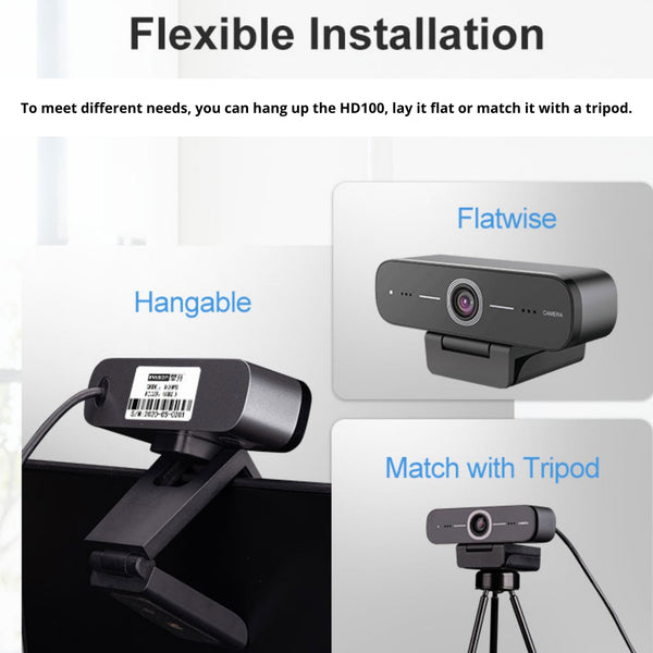 Discover HD100 Professional USB Webcam With 1080P - Headset Advisor