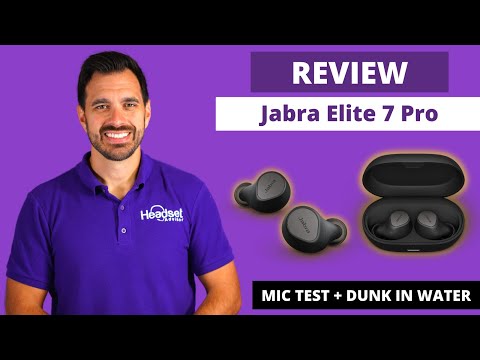 Jabra Elite 7 Pro In Ear Bluetooth Headphones - Black for sale online
