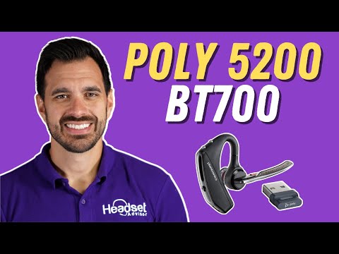 Poly Voyager Bluetooth With 5200 Headset UC BT700