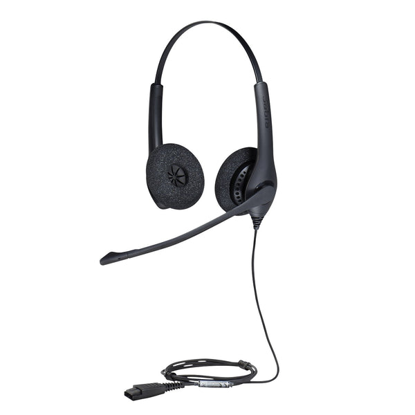 Jabra Biz 1500 Duo Wired Headset QD - 1519-0157 - Headset Advisor