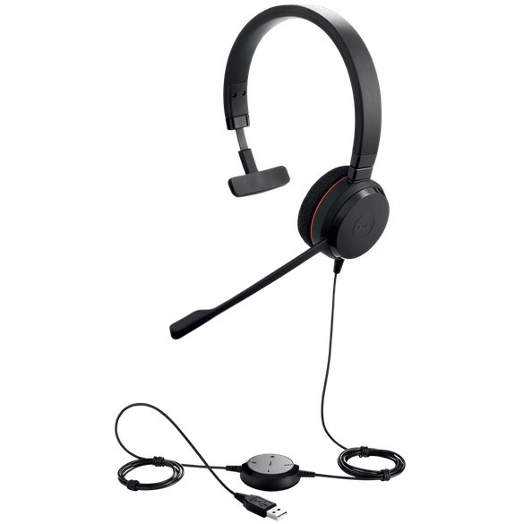 Jabra Evolve 20 Mono USB Wired Headset - Headset Advisor