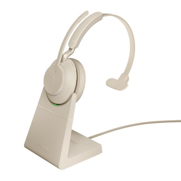 Jabra Evolve2 65 Mono- Beige | 26599-889-888 - Headset Advisor