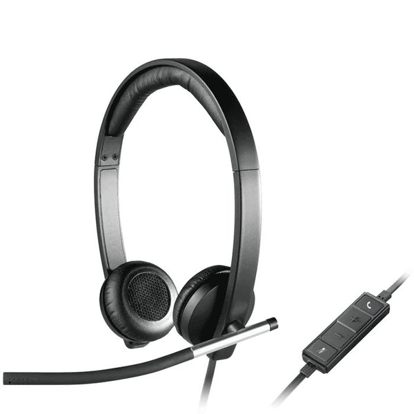 Logitech H650E Duo Wired USB Headset - 981-000518 - Headset Advisor