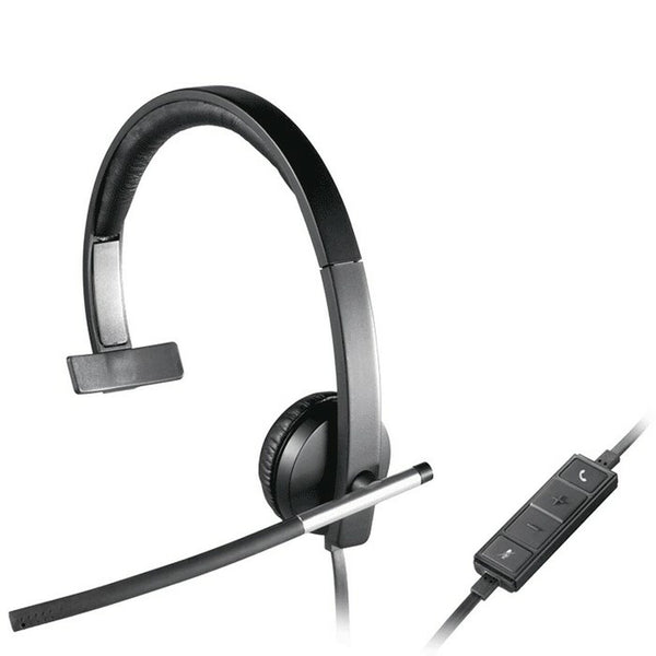 Logitech H650E Mono Wired USB Headset - 981-000513 - Headset Advisor