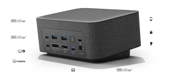 Logitech Logi Dock - All-in-One USB Docking Station with Meeting Controls and Speakerphone - Headset Advisor