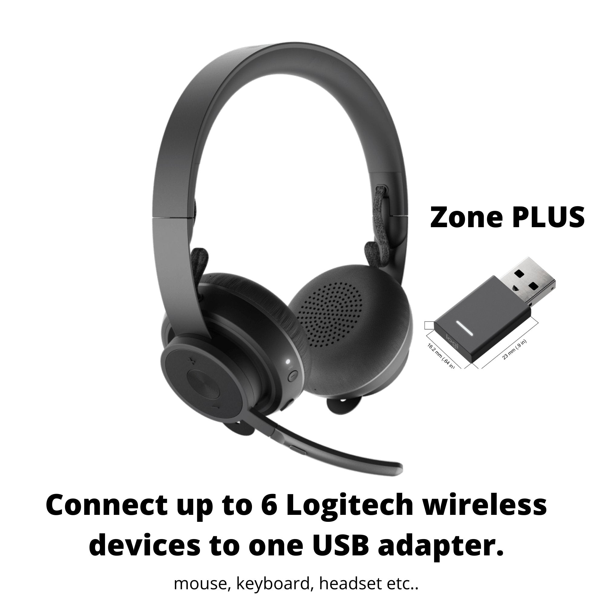 Logitech Zone Wireless Bluetooth Headset ANC