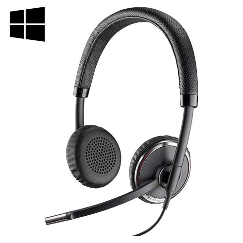 Plantronics Blackwire C520M Dual Speaker USB Wired Headset- Microsoft - Headset Advisor