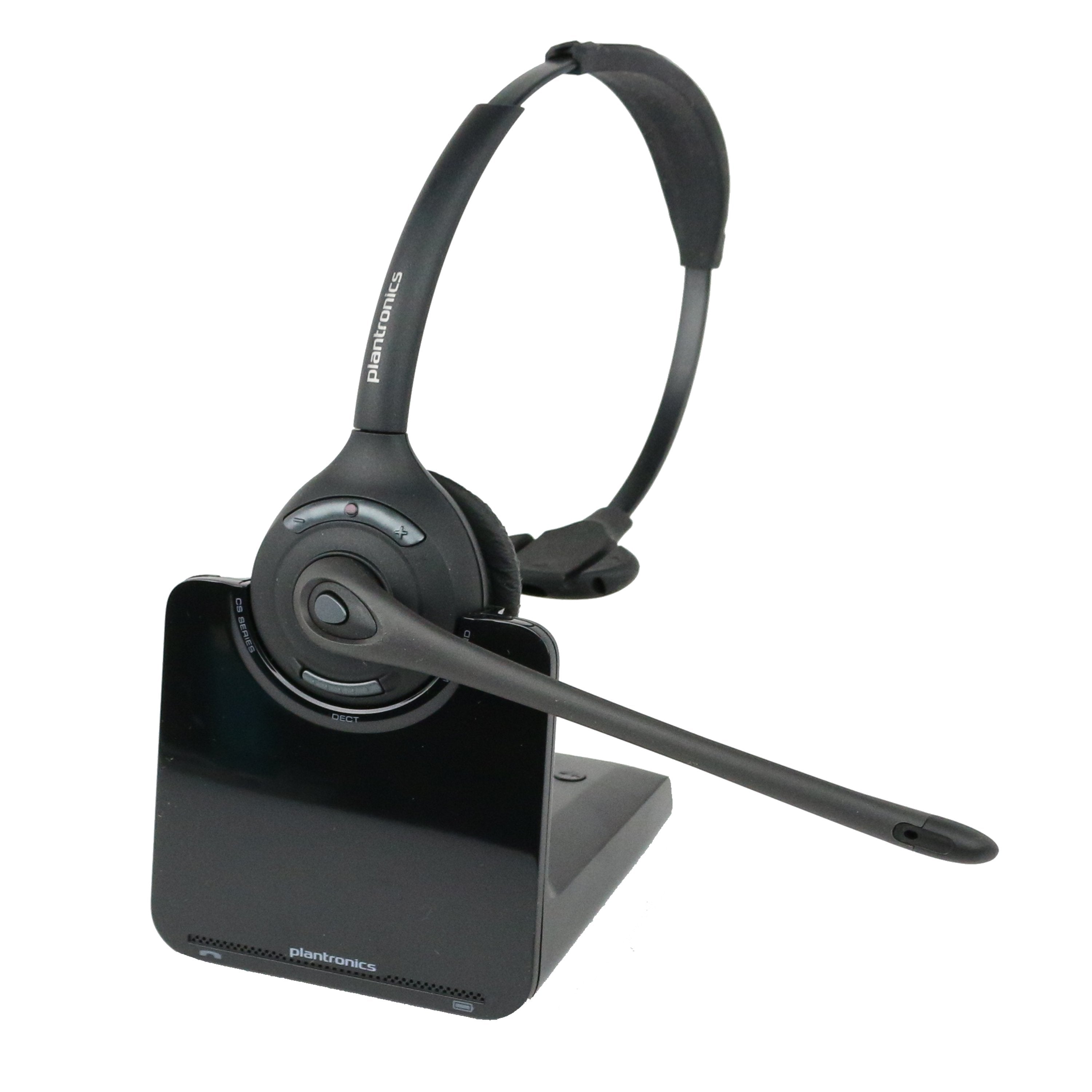 Plantronics CS510 Single Speaker Wireless Office Headset For Desk Phone - Headset Advisor