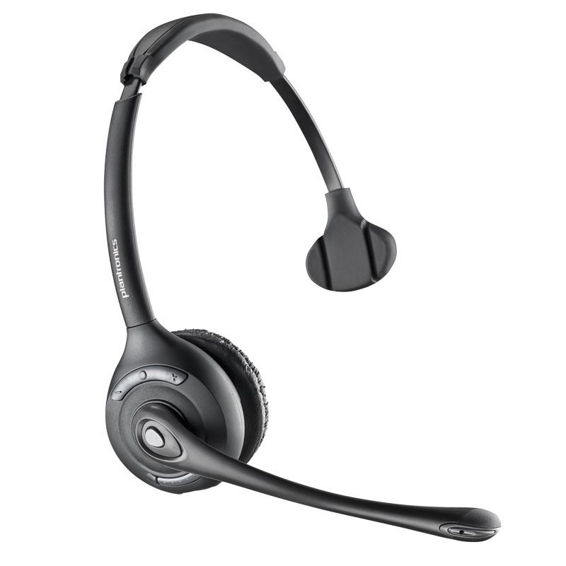 Plantronics CS510XD Over The Head Single Ear Office Wireless Headset - 8828401 - Headset Advisor