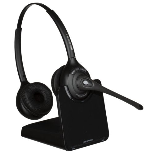 Plantronics CS520 Dual Speaker Wireless Office Headset For Desk Phone - Headset Advisor