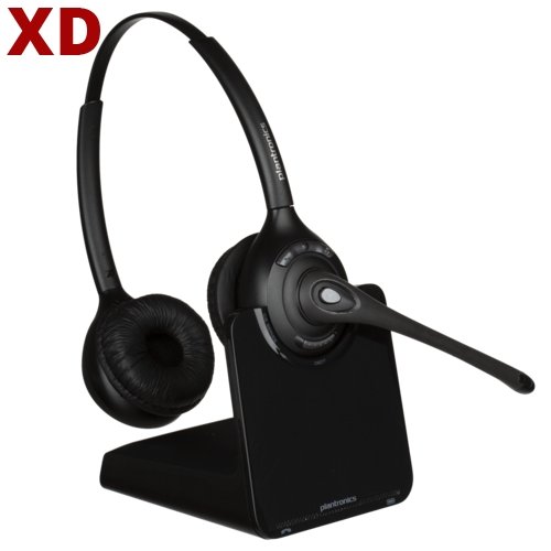 Plantronics CS520XD Over The Head Double Ear Office Wireless Headset - 88285-01 - Headset Advisor