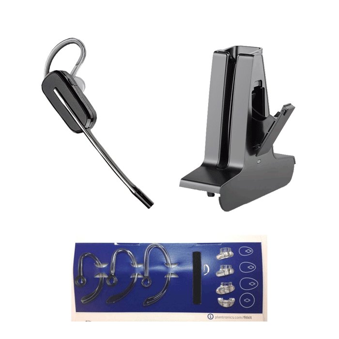 Plantronics Headset Kit and Charging Cradle for Savi 8240/8245 - 215800-01 - Headset Advisor