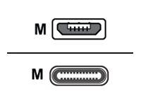 Plantronics Savi Cable, USB-C to Micro USB-B - 212675-01 - Headset Advisor