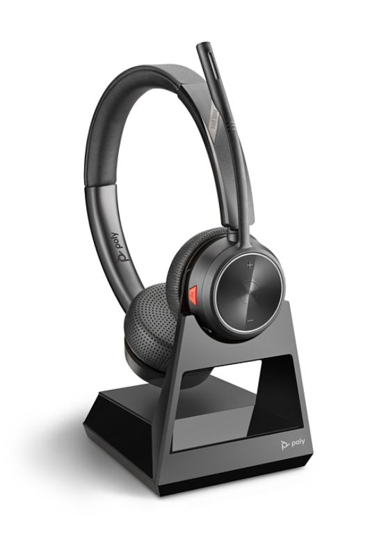 Plantronics Savi W7220 Office Dual Speaker Wireless Headset For Desk Phone - Headset Advisor