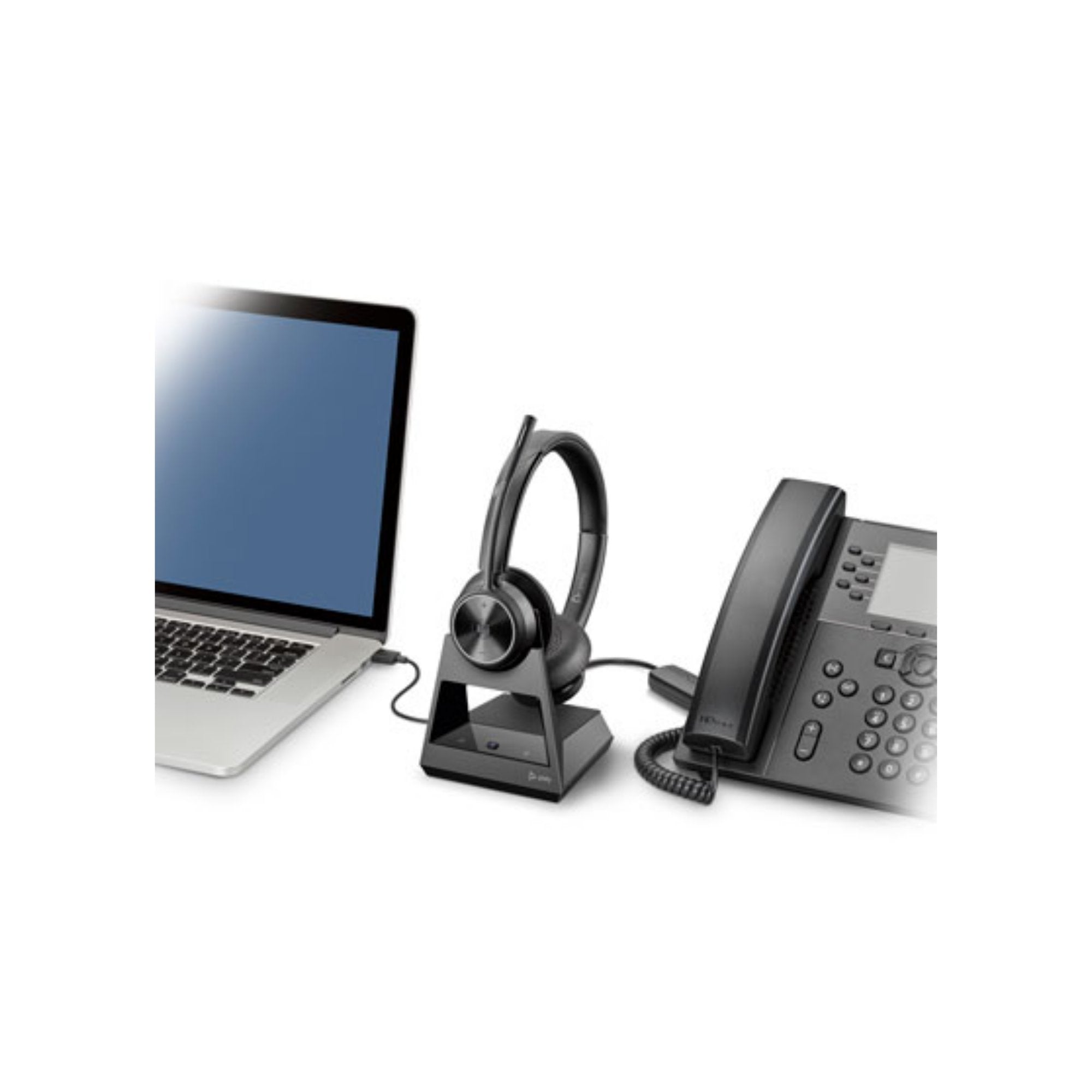 7320 Savi Poly Office Wireless System Headset