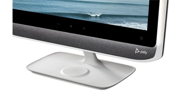 Poly Studio P21 Business Monitor, Speakerphone, and Camera All-in-one Device for Video Meetings USB-C, USB-A - 2200-87100-001 - Headset Advisor