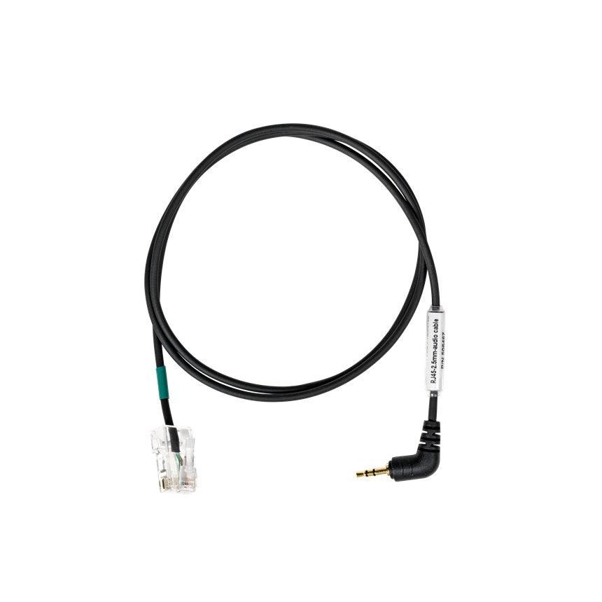 RJ45-2.5mm-audio cable - Headset Advisor