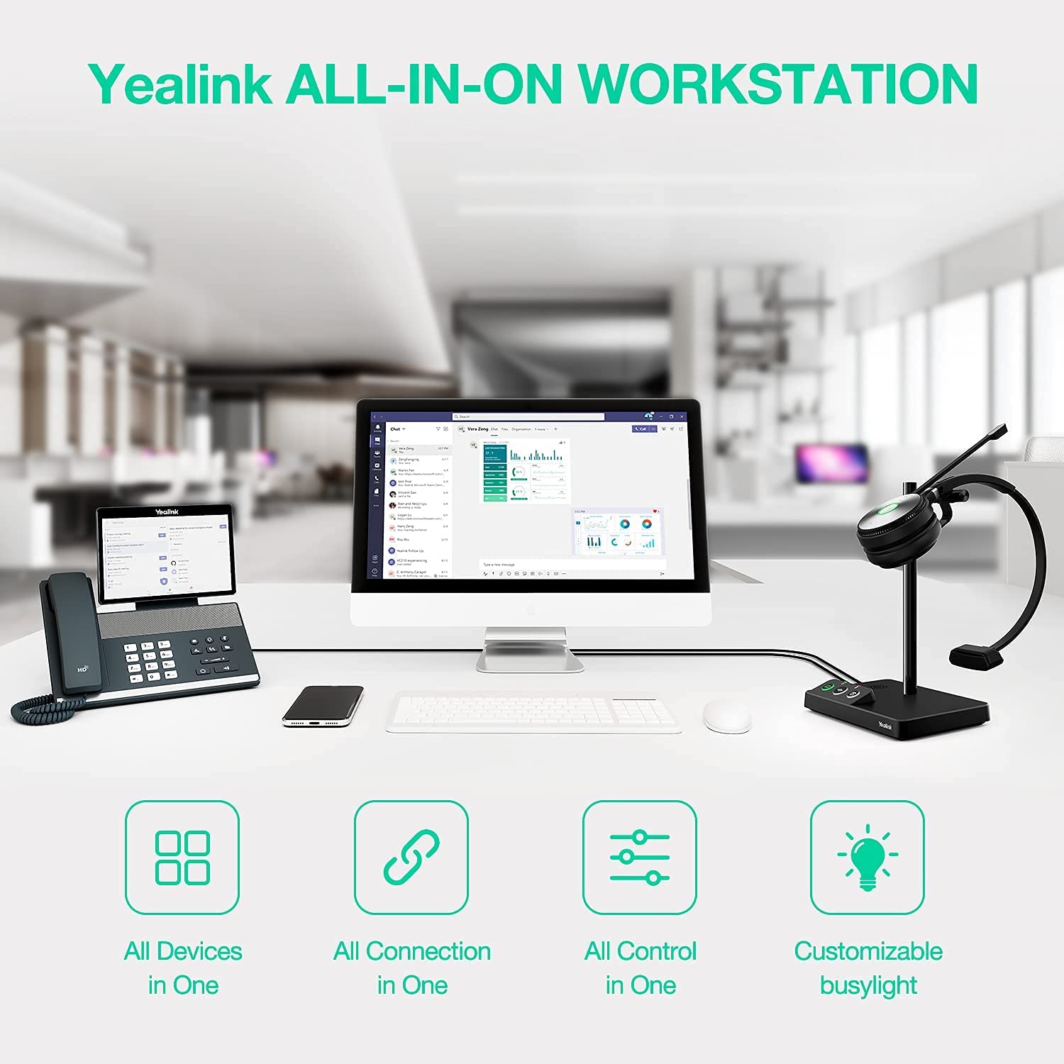 Yealink WH62 Dual Speaker DECT Wireless Office Headset - Headset Advisor